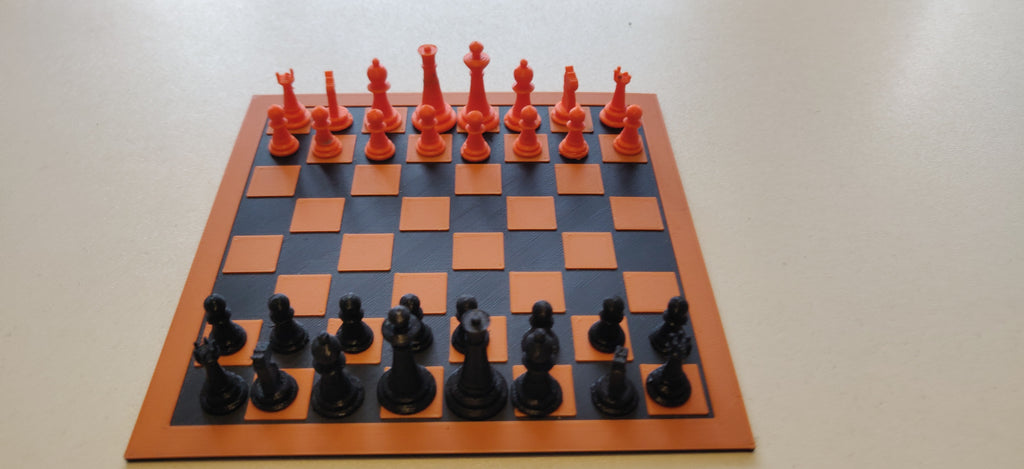 Complete Chess Set with Board & Box