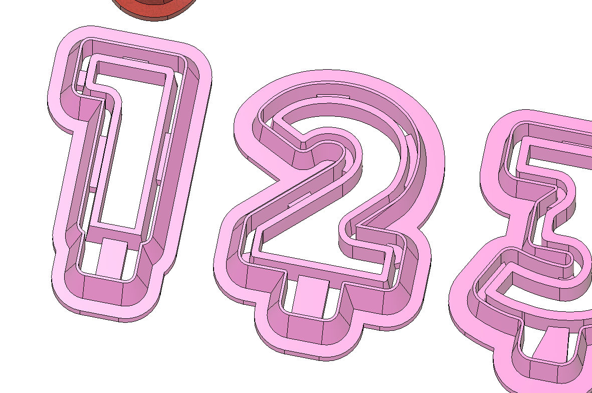 Birthday Number Candle Clay Cutter Set