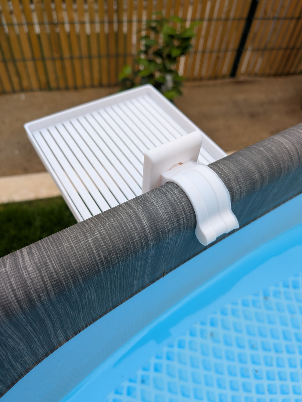 Support téléphone / boisson pour piscine tubulaire