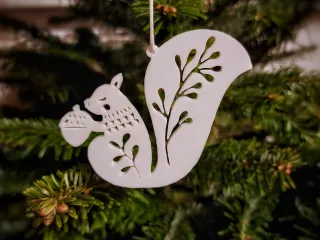 Christmas animal decoration