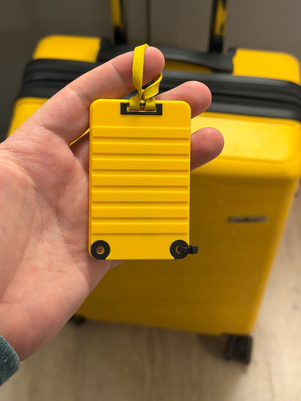 Two Part Luggage Tag