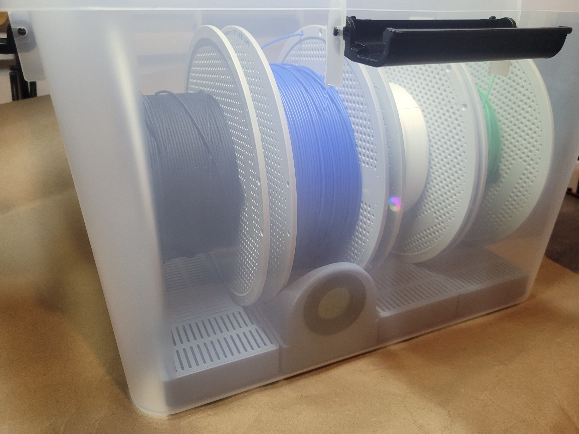 Filament Storage Modular Desiccant Holder