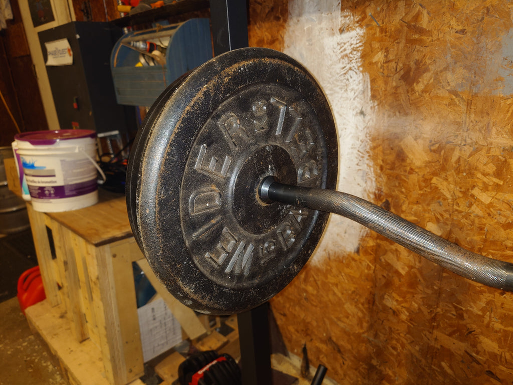 Customizable Olympic Plate Barbell Adapter