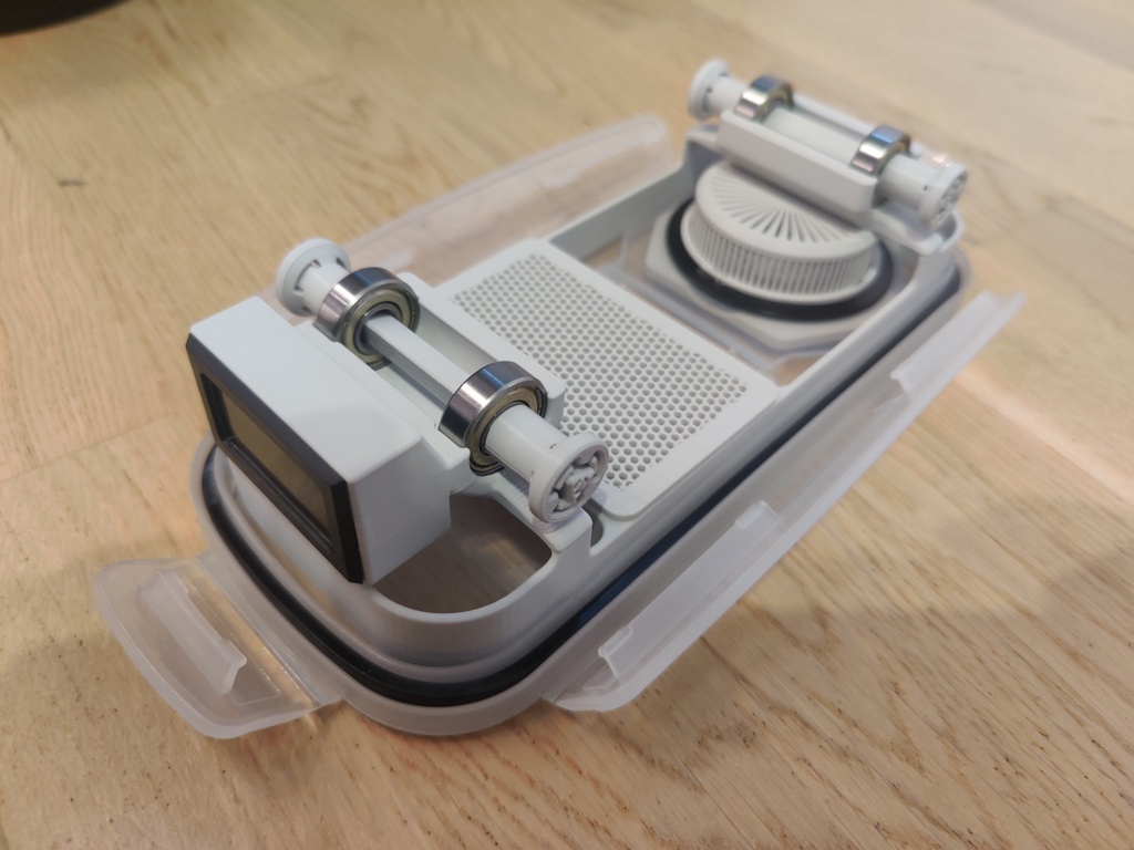Upside Down Filament Dry Box with Hygrometer