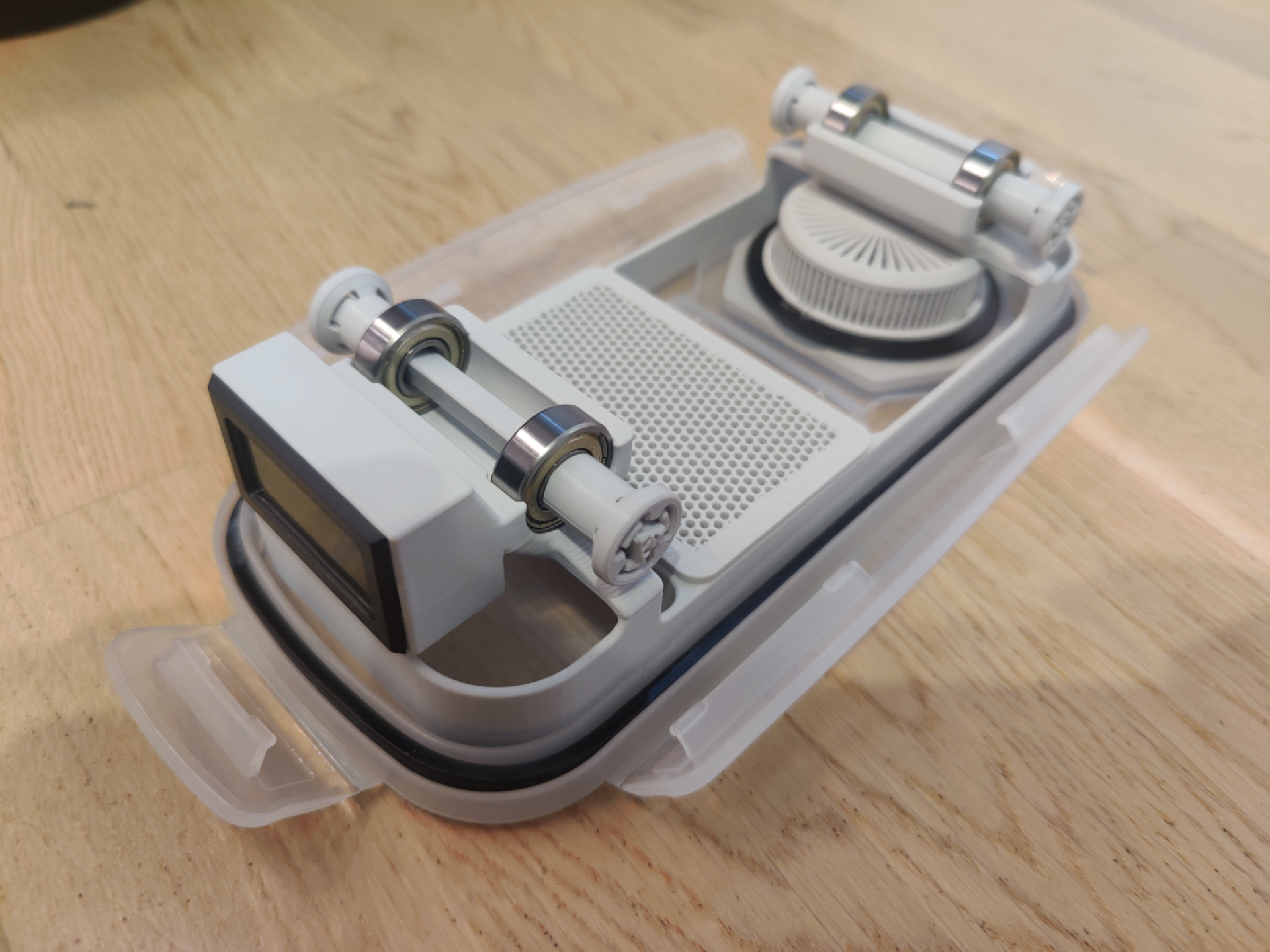 Upside Down Filament Dry Box with Hygrometer