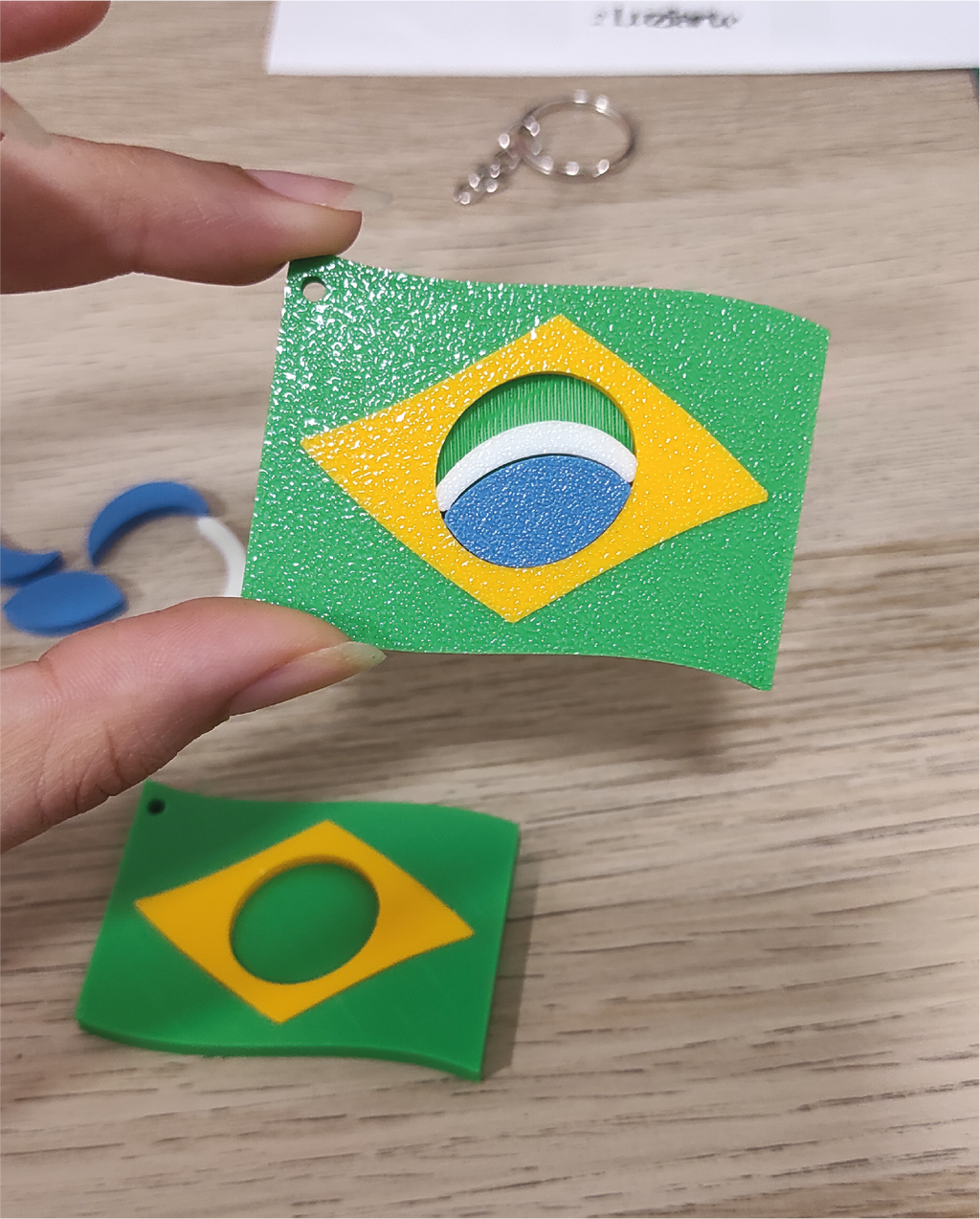 Chaveiro Brasil Multiparte - NO AMS