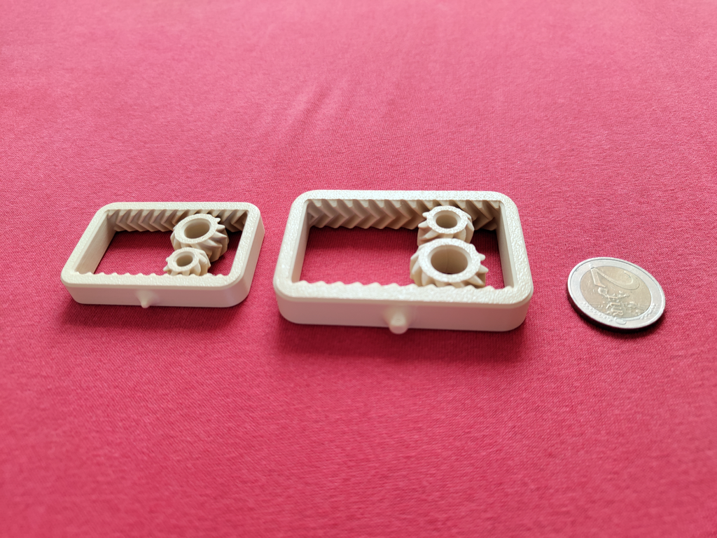 Zahnstangen-Fidget-Spielzeug + Spinn