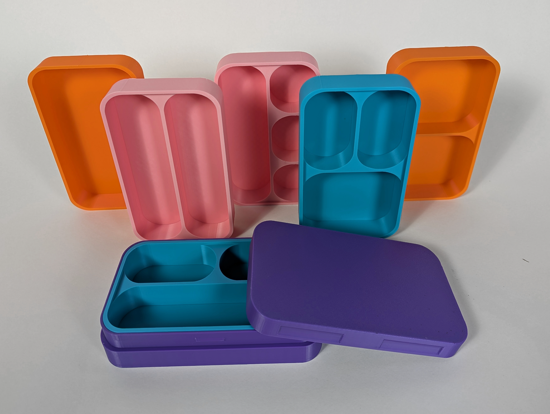 Expandable Bento Style Box w/ Stackable Inserts