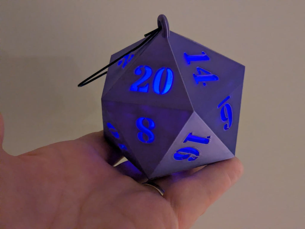 D20 LED Tealight Ornament