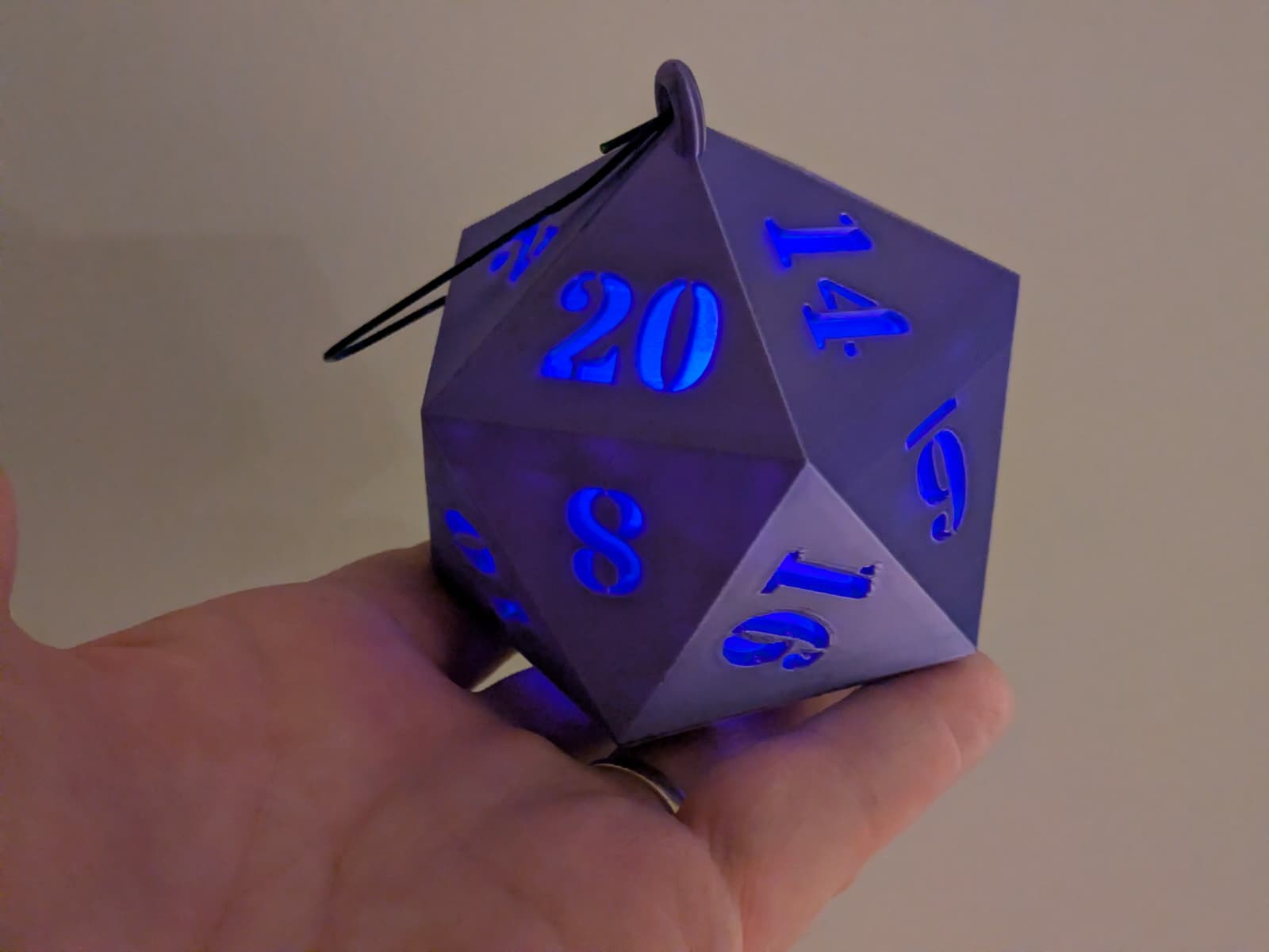 D20 LED Tealight Ornament