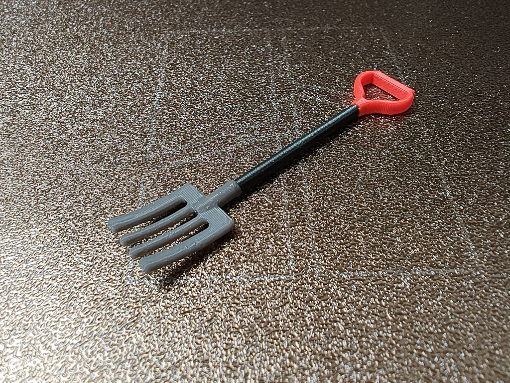 Shovel, spade, pitchfork miniature