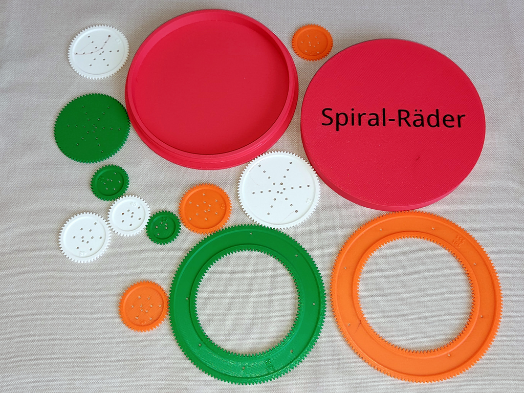 Box for 3D printed Spirograph gears
