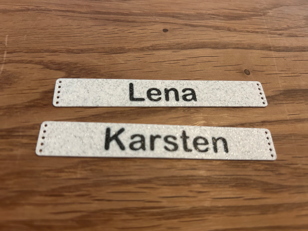 sewable nametag