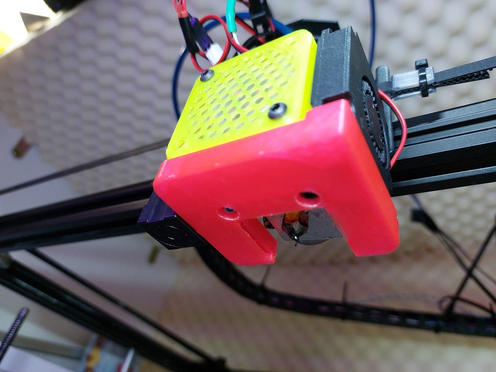 Tronxy X5SA Hotend Case replacement with fanduct