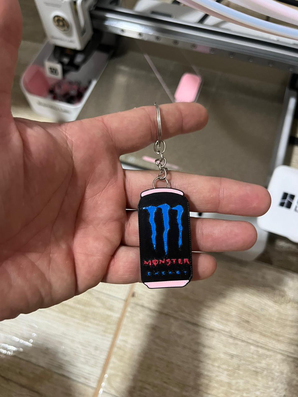 Chaveiro Abridor modelo lata latinha Monster