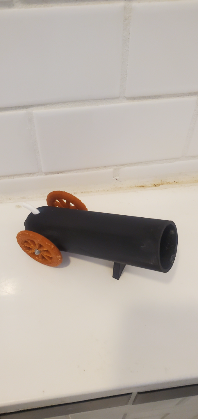 cannon toothbrush holder