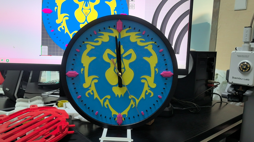 wow Alliance Clock