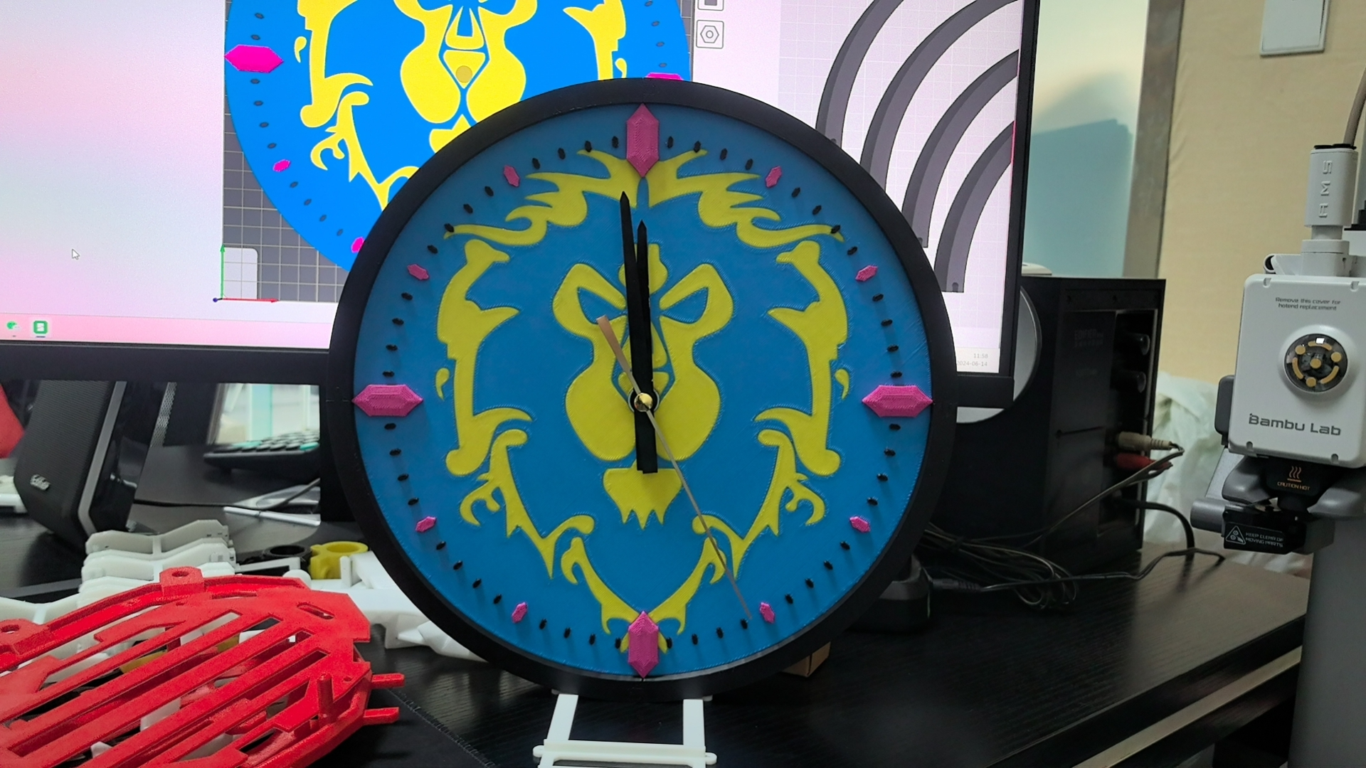 wow Alliance Clock