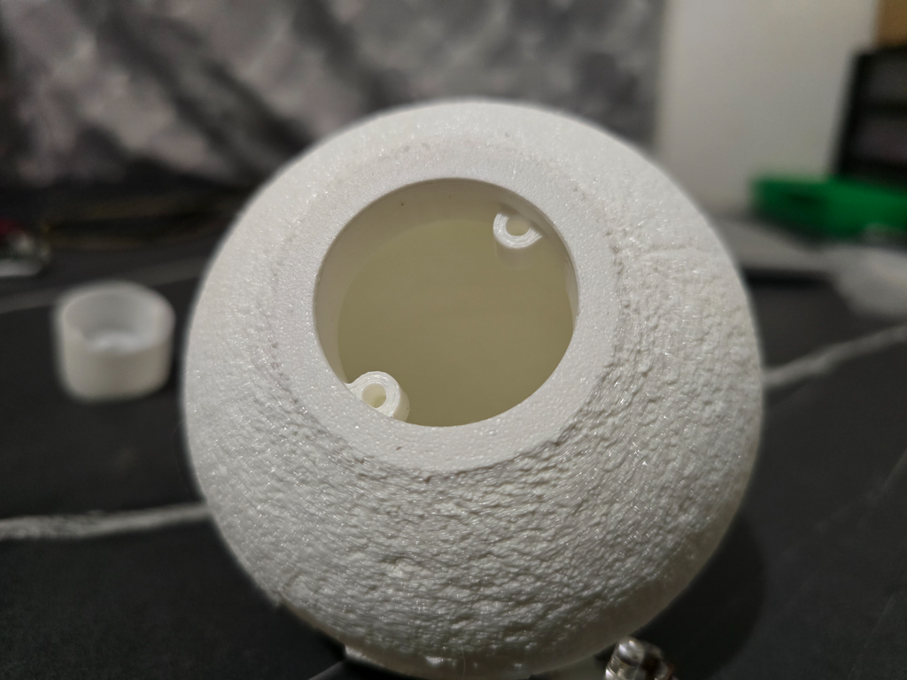 Moon with tea light, easy print