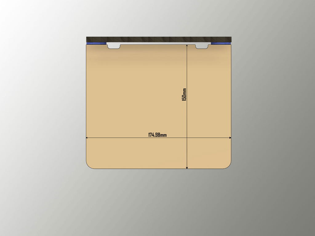 Large simple flat Shelf for Multiboard