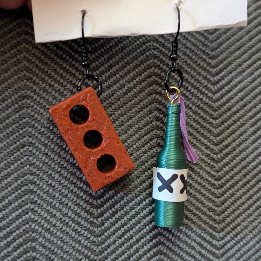 Civil Disobedience Earring or Keychain Set