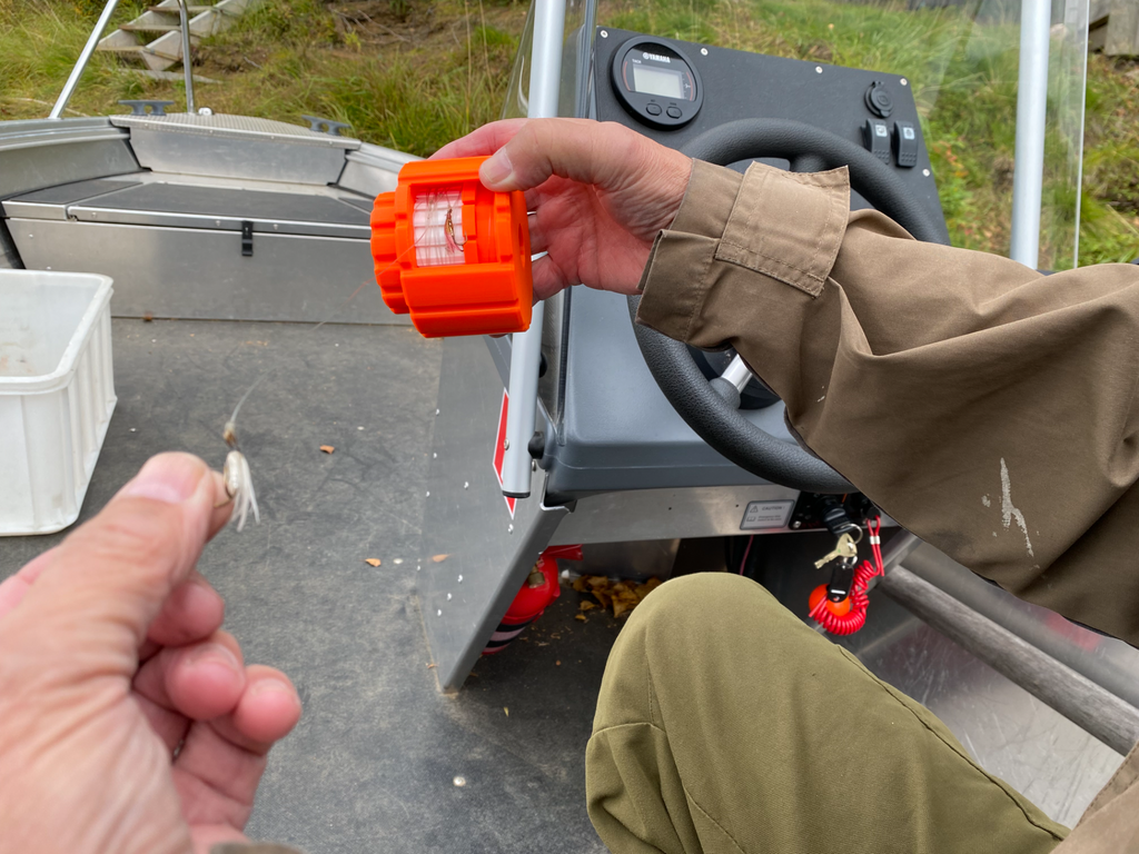 Reel for multi fly fishing lines