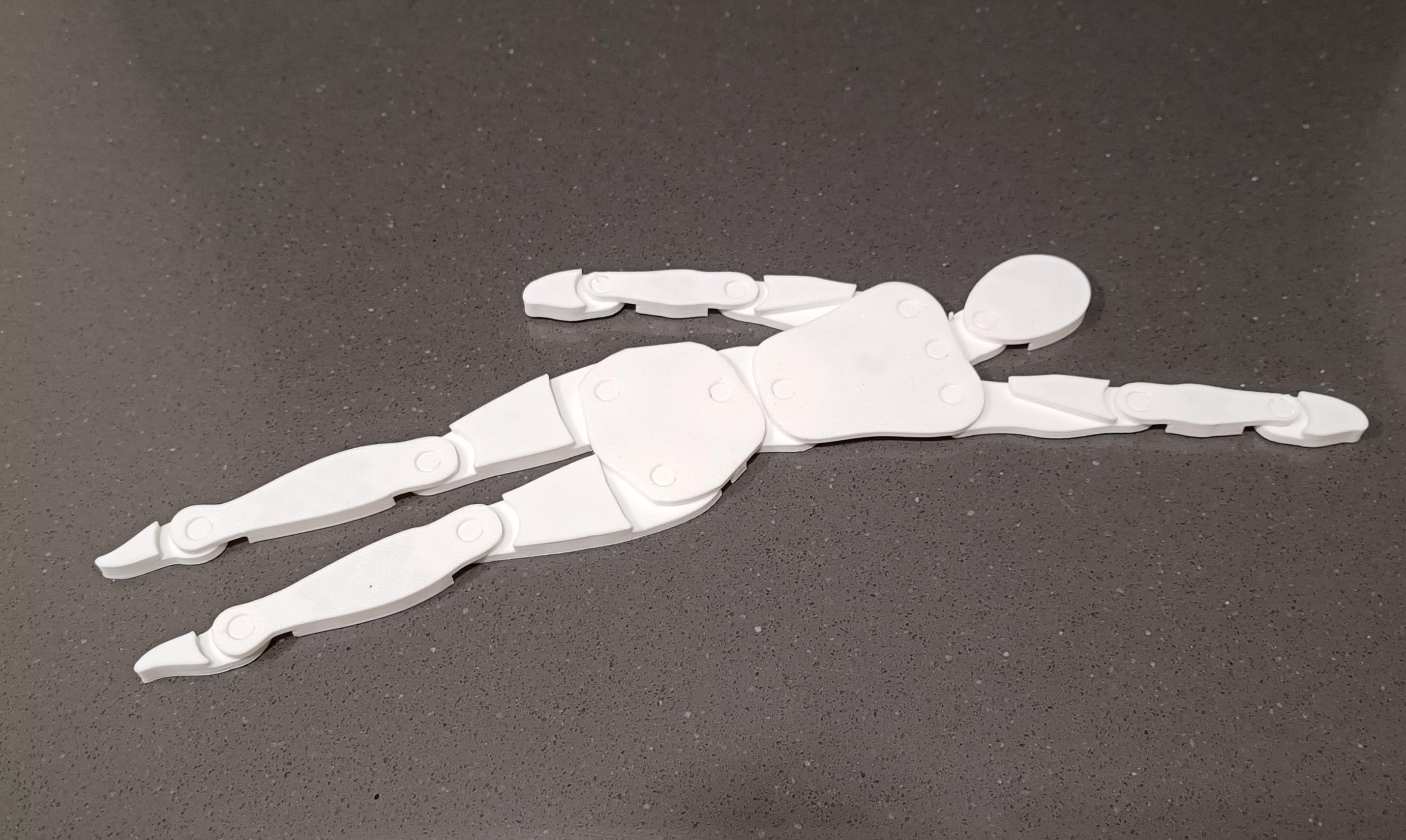 Maniquí articulado de cuerpo humano