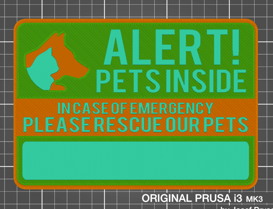 Alert! Pets Inside Signs - 3 Color