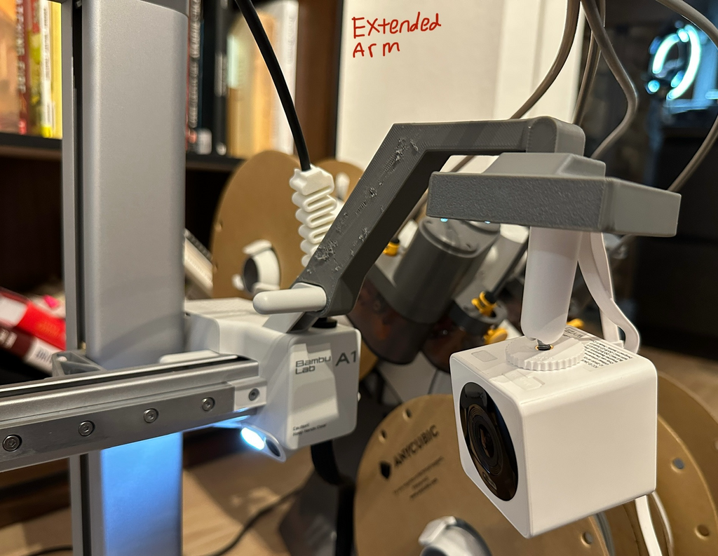 Bambu Lab A1 Wyze Cam OG Mount Extended