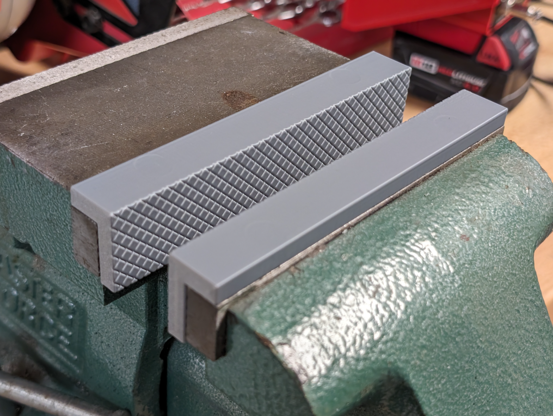 Magnetic Bench Vise Soft Jaws - Parametric