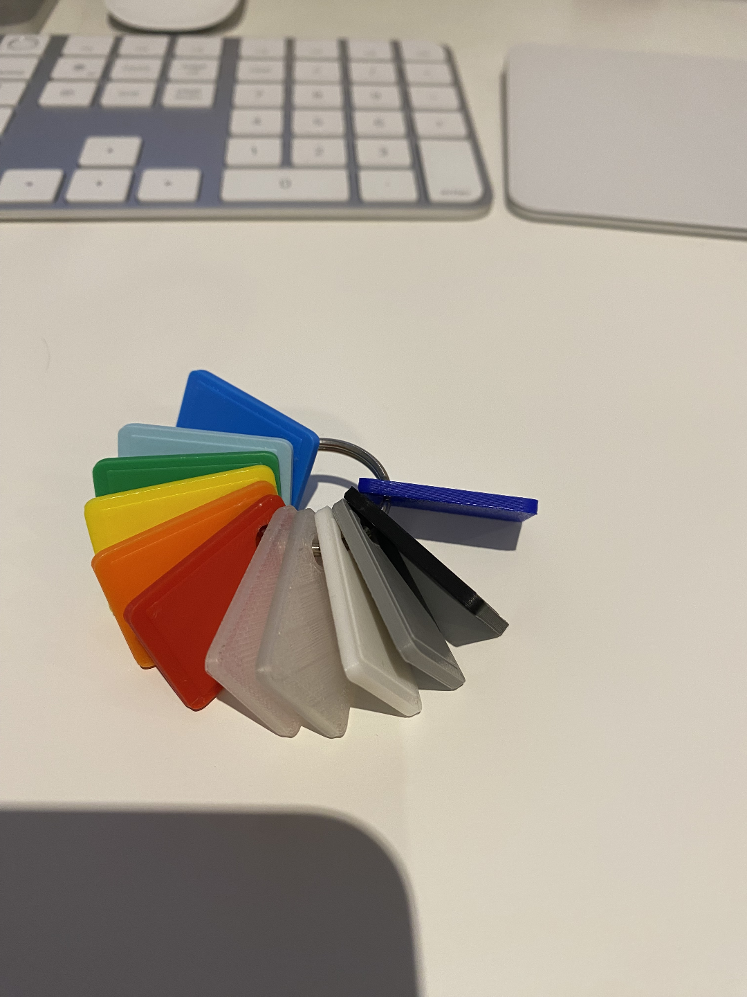 Filament sample/test - Color card