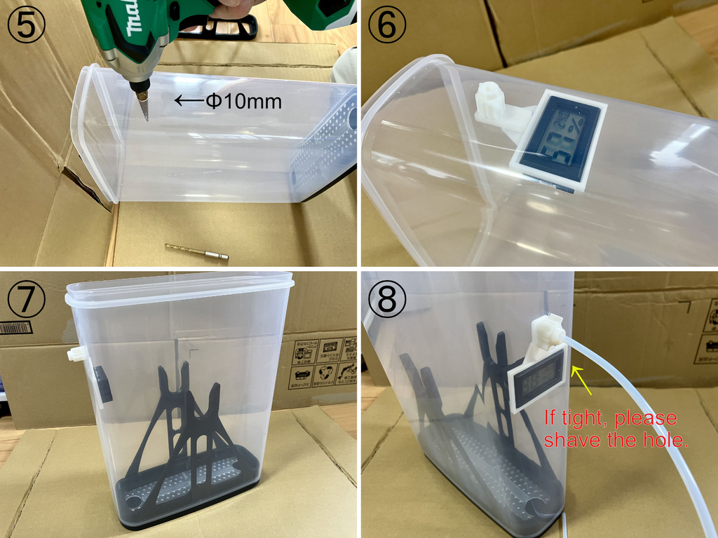 Filament Dry Box V2 Inomata-K Dry Food Stocker