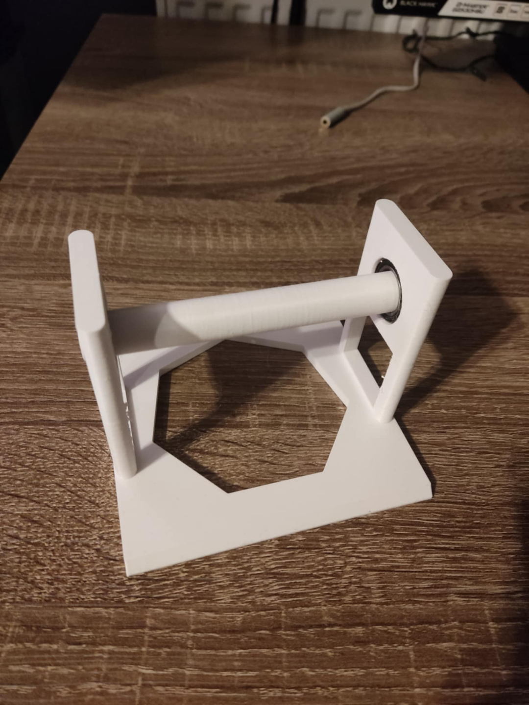 Toilet paper holder with bearings!