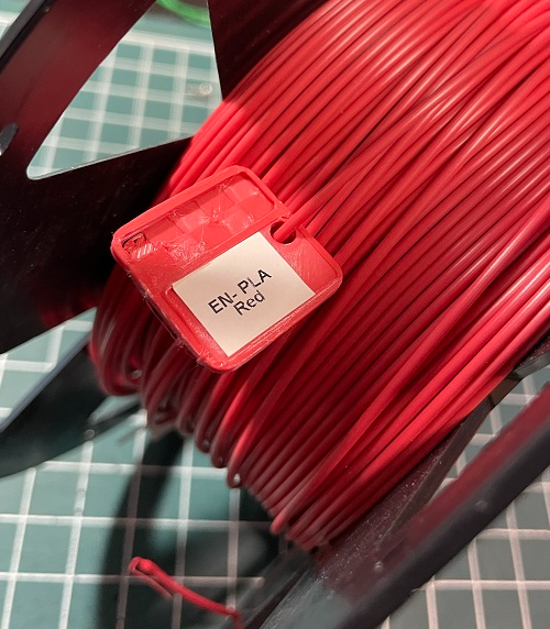 Filament Swatch with 10step Transparency Tag Bambu