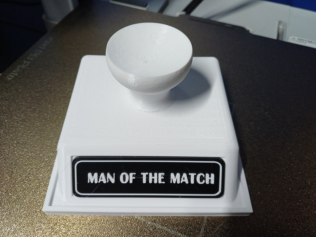 Trophy Name Plate - Customizable Award Plaque