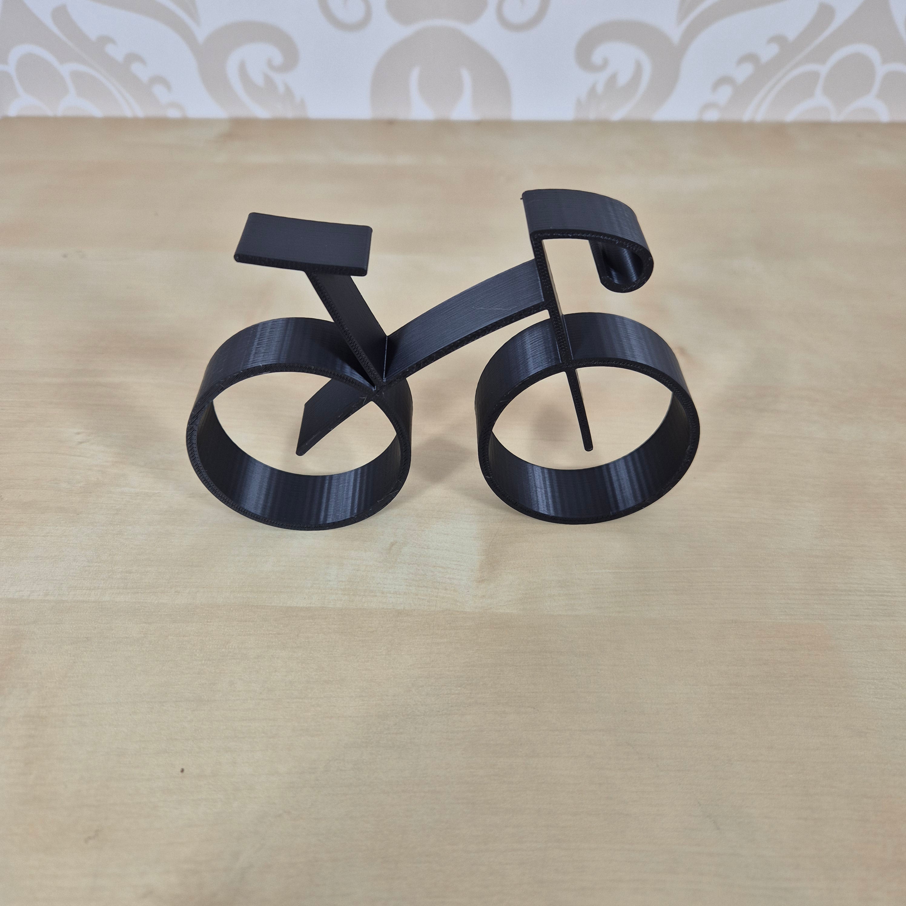 Minimalist Bicycle Decoration - line art