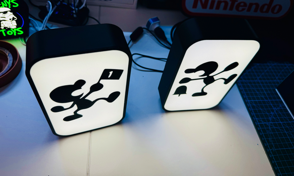 Nintendo Game & Watch - Icon Set - Light Box Sign