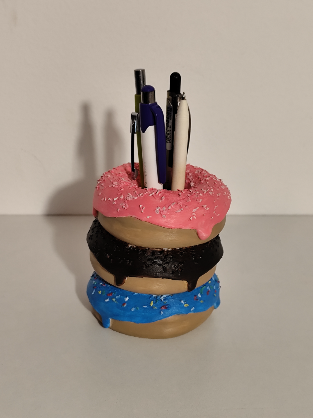 Stacked Donuts Pen/Pencil Holder