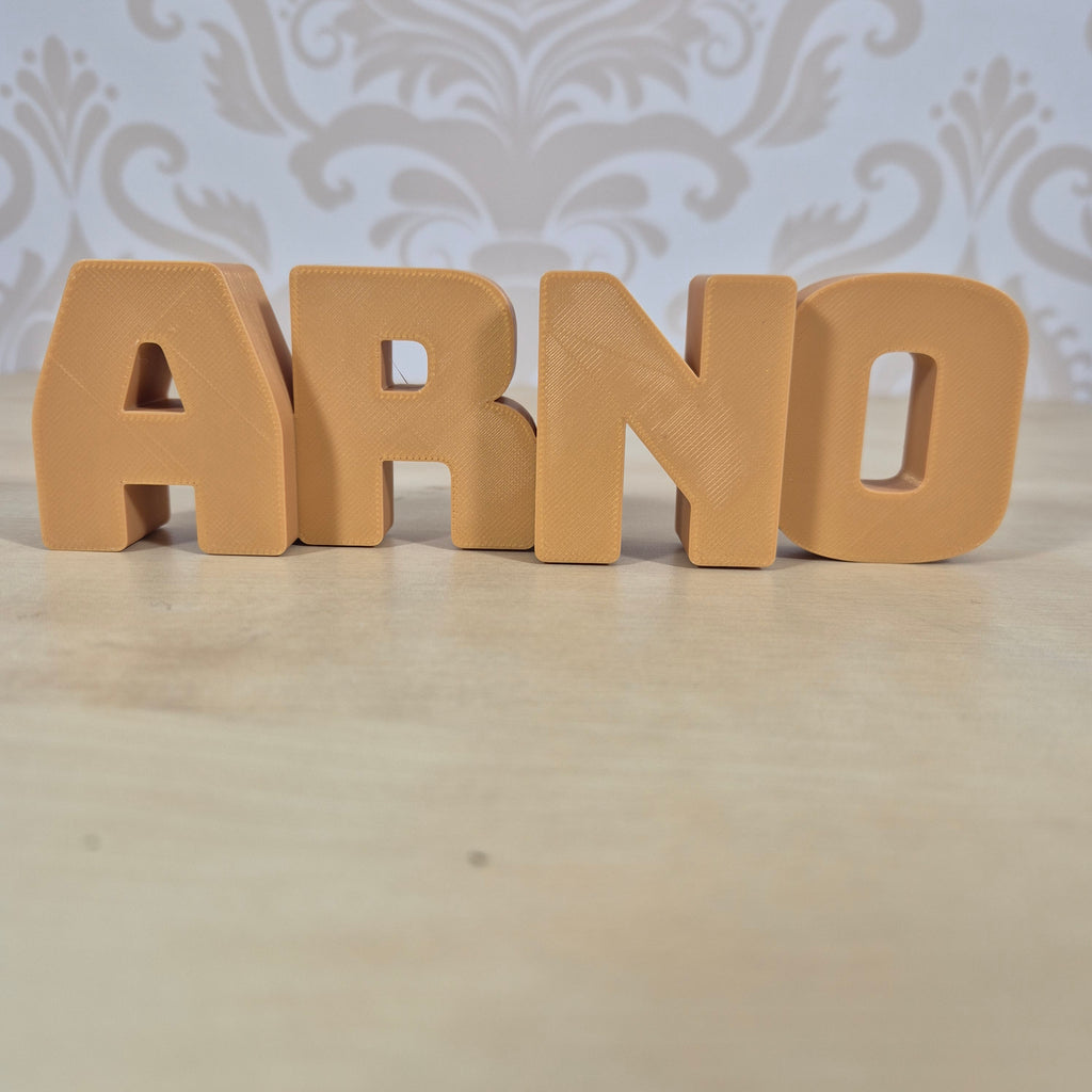 Customizable Name Keychain with Adjustable Spacing