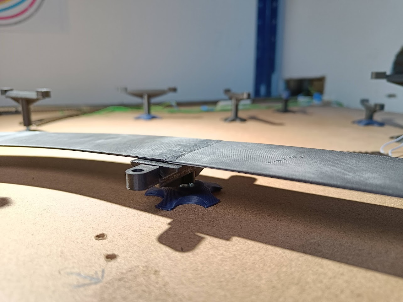 N scale ramp supports