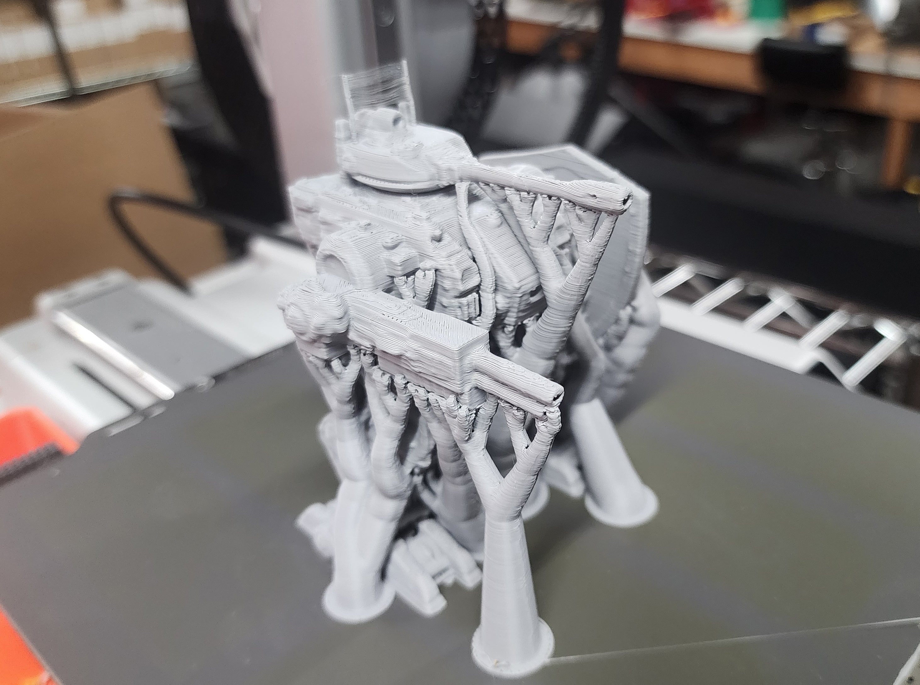 Bipedal Battle Mech with Shield