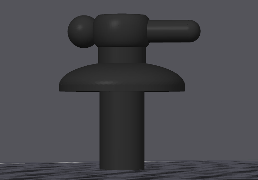 Rustic oven knob "Darina GM241 1E6" like