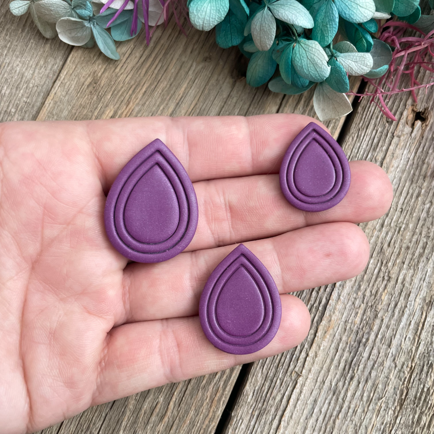 Imprint Dangle Drop Earring Cutters