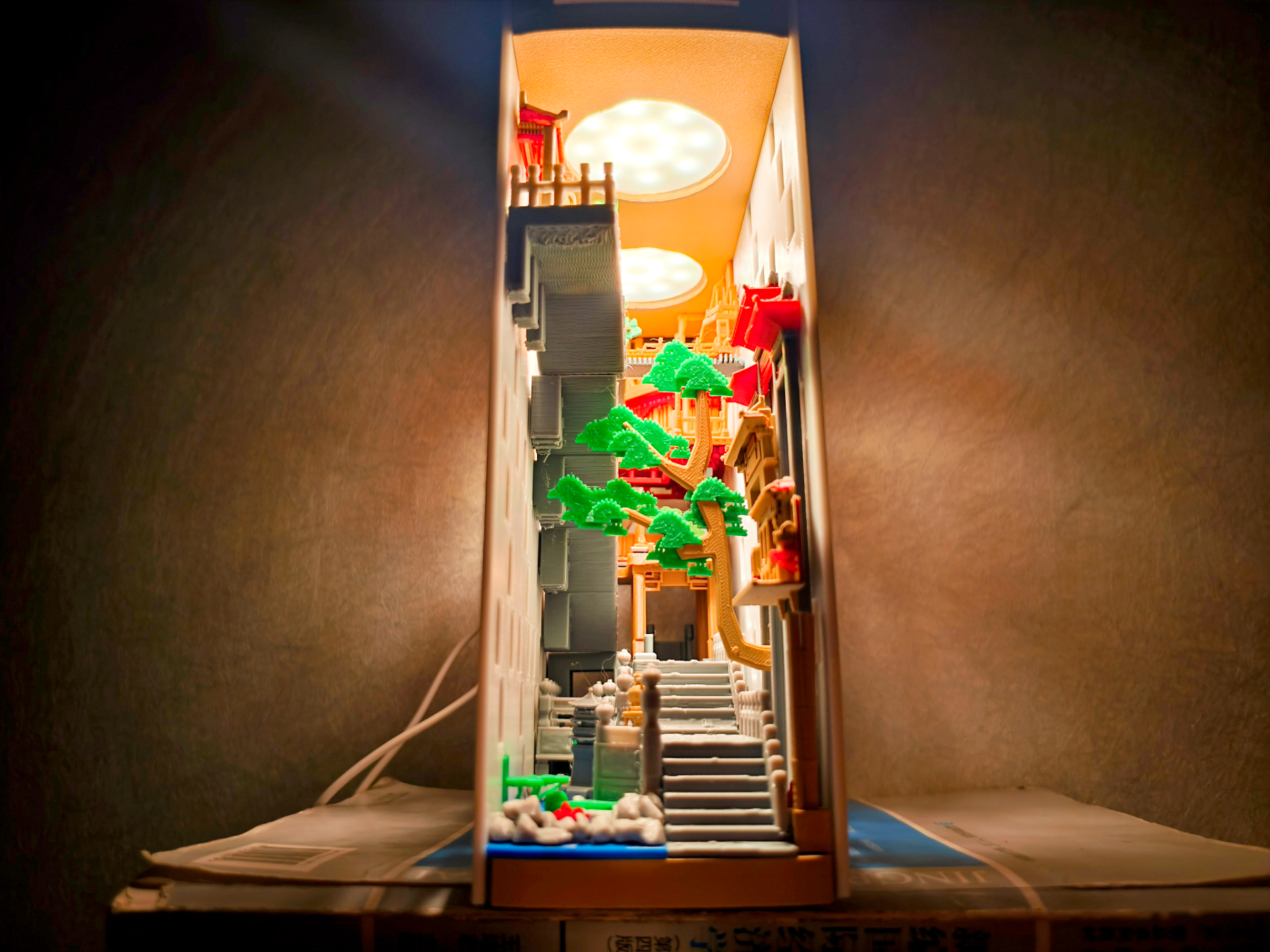曲水街建筑书立/模型(Qushui Street Bookstand/Model)