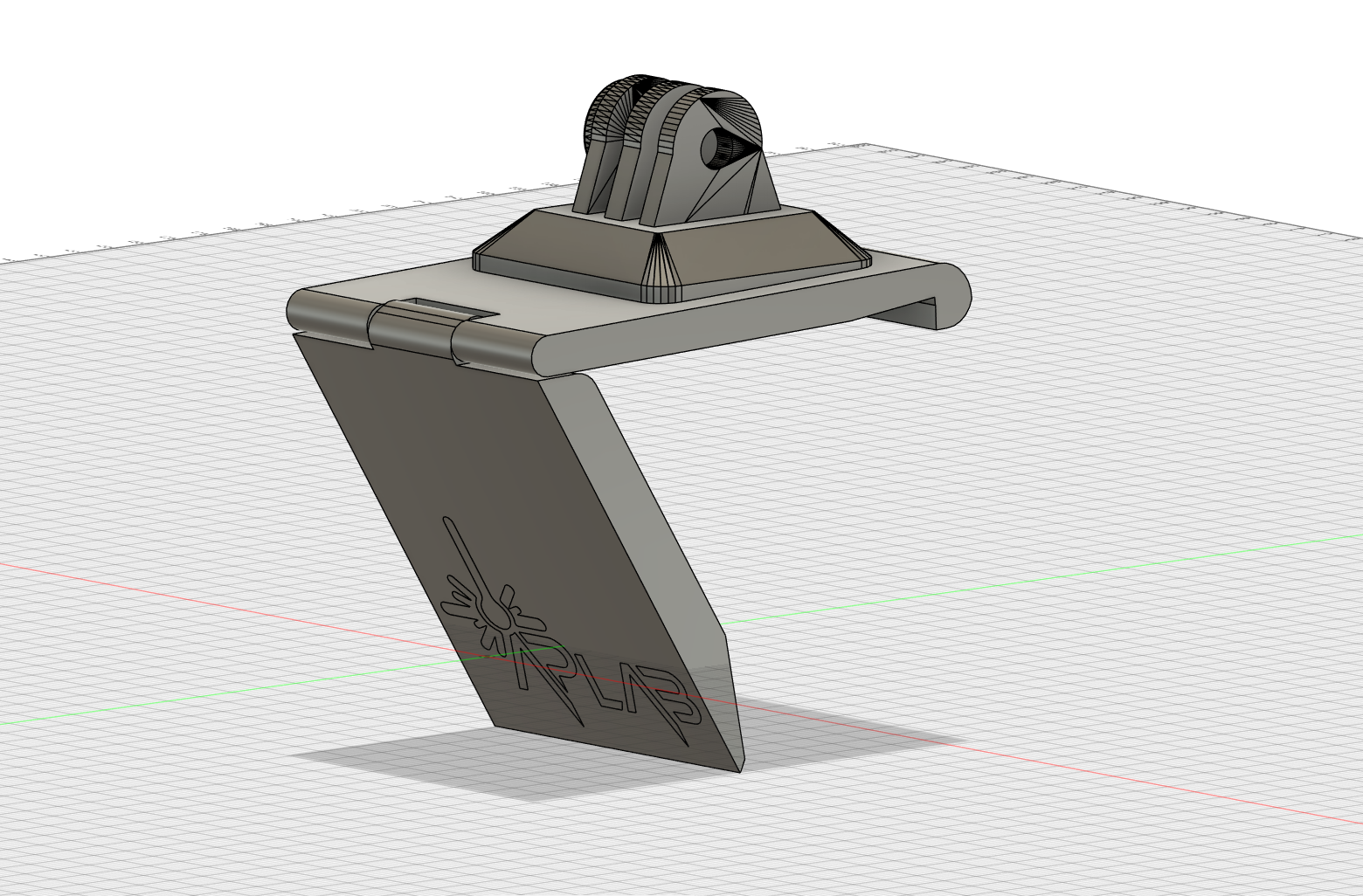 support webcam monitor gopro attachment
