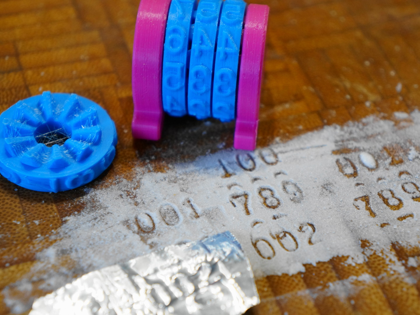 stackable counter ring or stamp