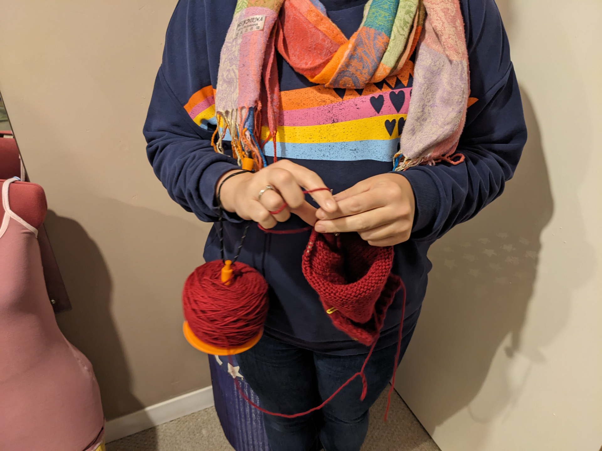 Portable Yarn Holder
