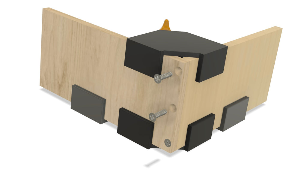 Quick 90° Corner Clamp – One-Screw Woodworking Jig