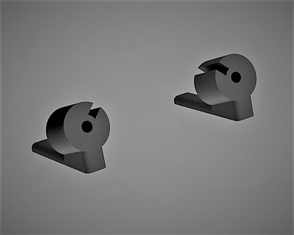 Minimalistic fan stand 80mm 15degrees