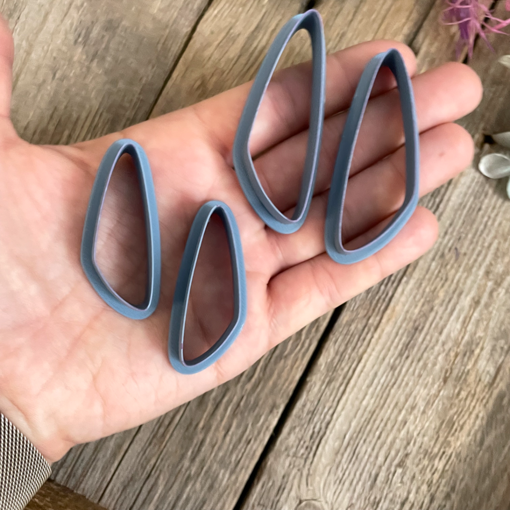 Thin Angled Drop Earring Cutters